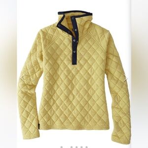 NWT Oiselle Yellow Quilted Pullover from Title Nine